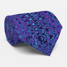 Cool violet et bleu Abstrait teinture Vagues rétro