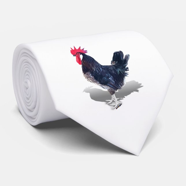 Cravate Coq de Minorque (Roulé)