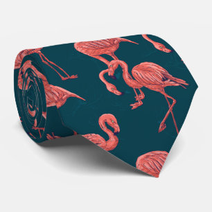 Cravate Corail vivant modèle flamingo