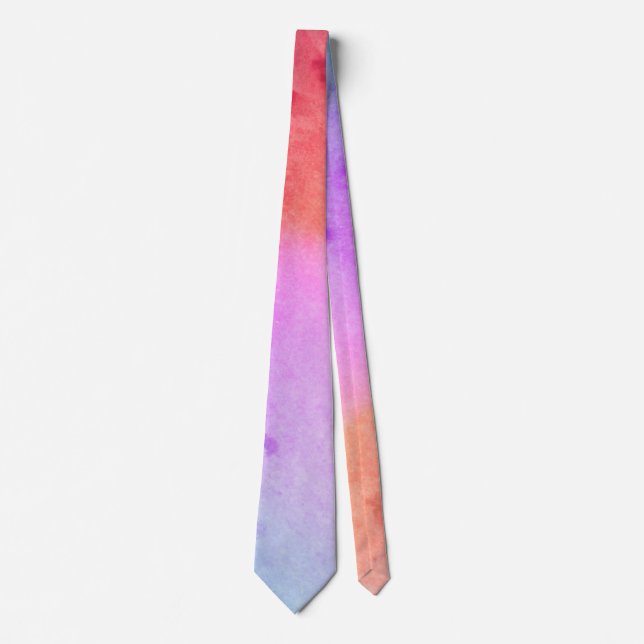 Cravate Corbata dégradé couleurs y texturas modernas (Devant)