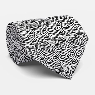 Cravate Couleur Arrière - plan personnalisable Zebra