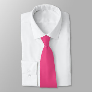 Cravate Couleur claire rose chaud rose