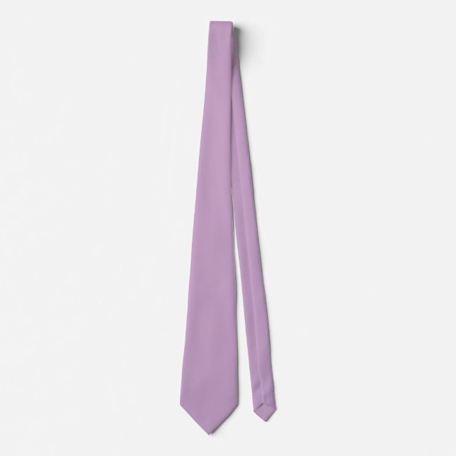 Cravate couleur solide Lilac (Devant)