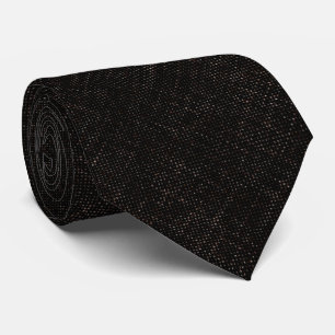 Cravate Couleur solide texturée noire