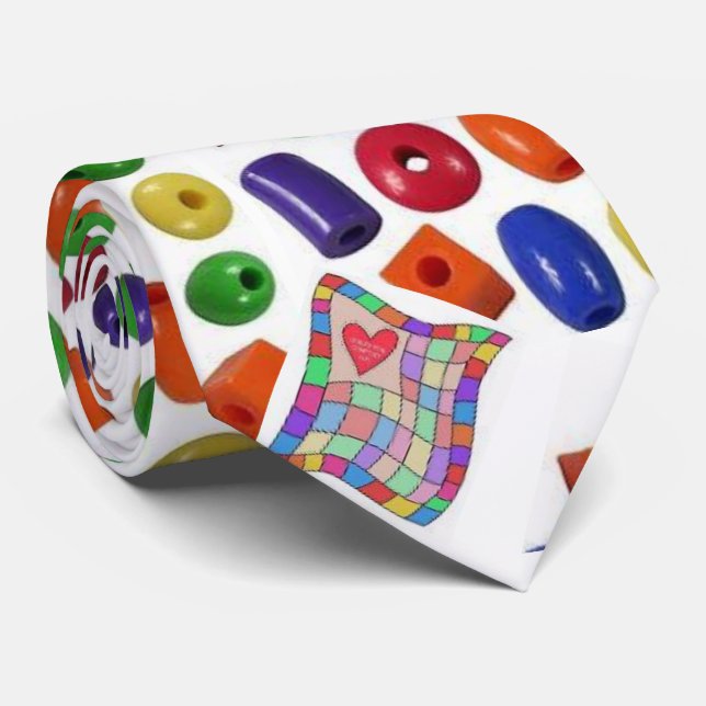 Cravate Couleurs de concepteur hommes (Roulé)