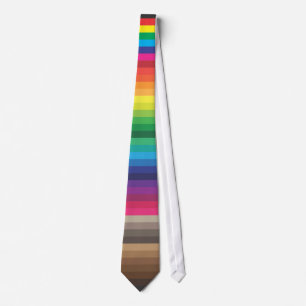 Cravate couleurs de nuance