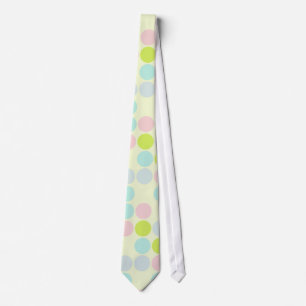 Cravate Couleurs en pastel, motif de point