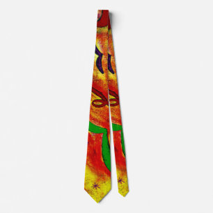 Cravate Courbes de perroquet