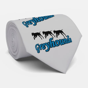 Cravate Courir des silhouettes Greyhound