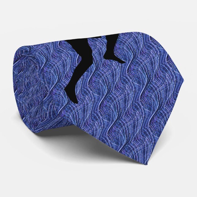 CRAVATE COURONNE MED. BLUE UNIQUE (Roulé)