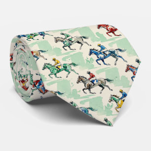 Cravate Course Hippique Faux Soie   Gentleman Cavalier de 