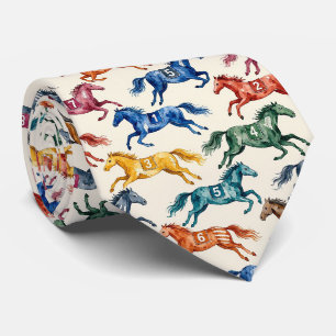 Cravate Course Hippique Faux Soie   Gentleman Cavalier de 