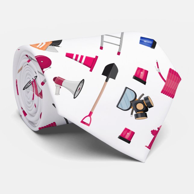 Cravate Couvercle de diplôme de pompier (Roulé)