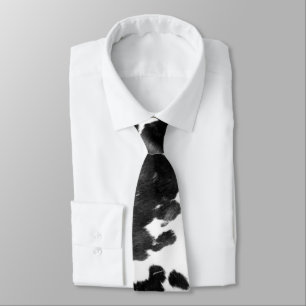 Cravate cow print neck tie