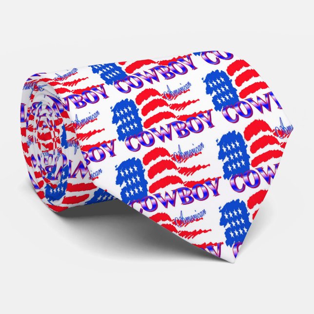 CRAVATE COWBOY AMÉRICAIN NECKTIE (Roulé)