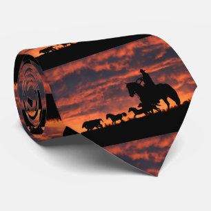 Cravate Cowboy et Wild Hors