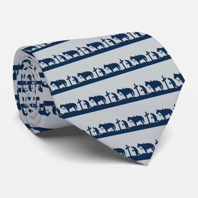 Cravate Cowboy Occidental Prier Mens Necktie (Roulé)