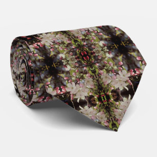 Cravate Crabapple Blossoms Vintage Abstrait