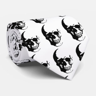 Cravate Crâne - Imaginaire métallique lourd