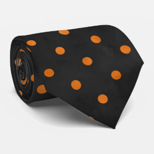 Cravate Crânes orange et série tournesol Design 10 Tissu