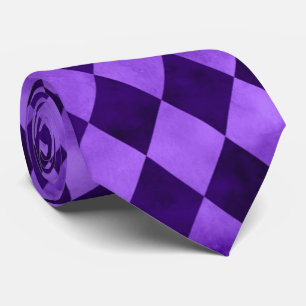 Cravate Crânes violets et série Tournesol Design 13