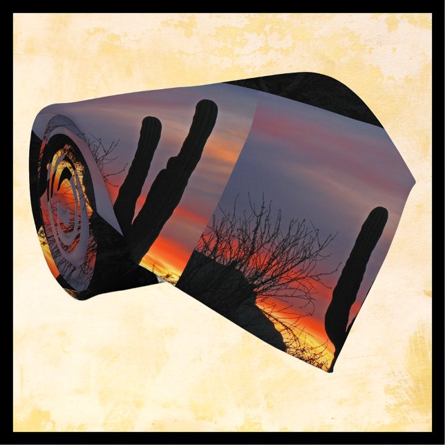 Cravate Cravate, Saguaro Cactus, sud-ouest, Motif (Créateur téléchargé)