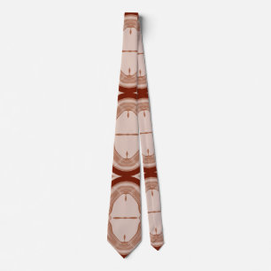 Cravate Cravate, tissu de couleur Brown impression design