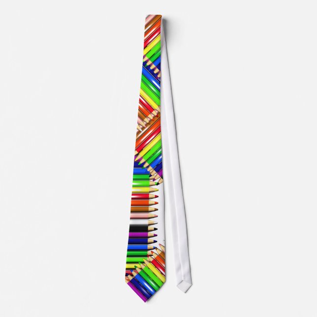 cravate crayon couleur (Devant)