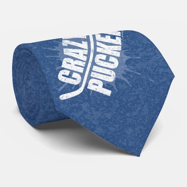 Cravate Crazy Pucker (Hockey) (Roulé)