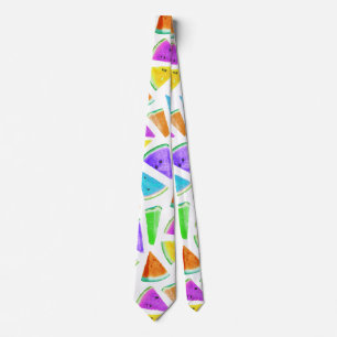 Cravate Création du Motif de pastèque 6