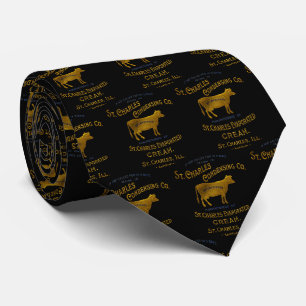 Cravate CRÈME 1899 de LAIT de VACHE LAITIÈRE de St Charles