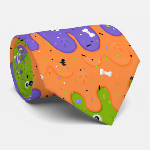 Cravate Crème glacée d'Halloween