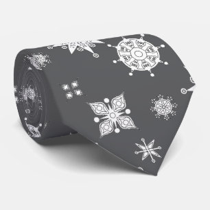 Cravate Cristaux de glace flottants. accessoires,