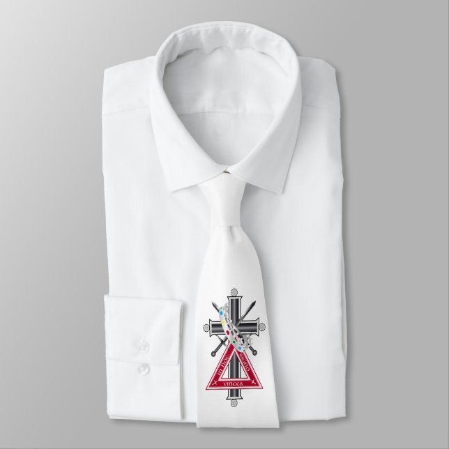 Cravate Croix freemasonique (Attaché)