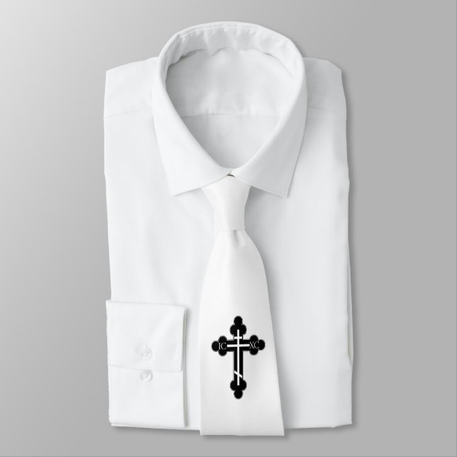 Cravate Croix orthodoxe (Attaché)