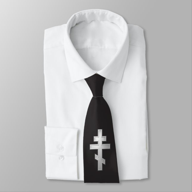 Cravate croix orthodoxe (Attaché)