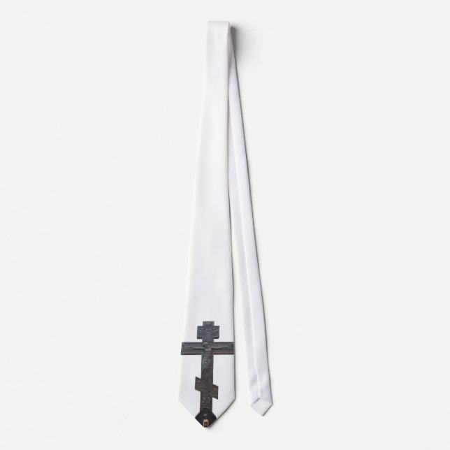 Cravate Croix orthodoxe russe (Devant)