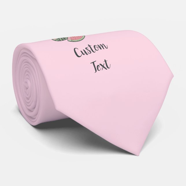 Cravate Croquis de pastèque (Roulé)