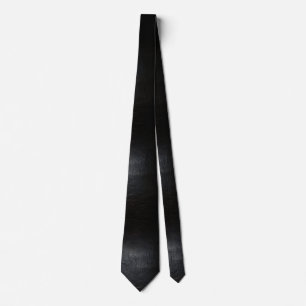 Cravate Cuir noir Faux