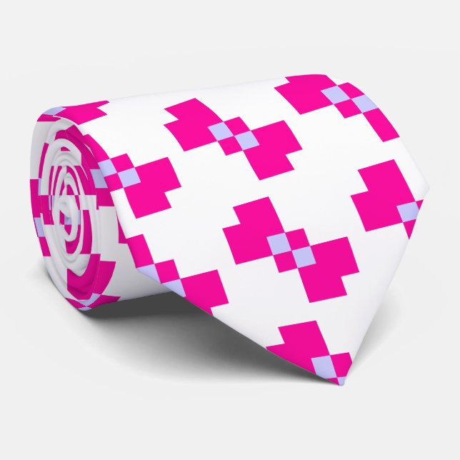 Cravate Cute 8 bits Pixel Bow (Roulé)