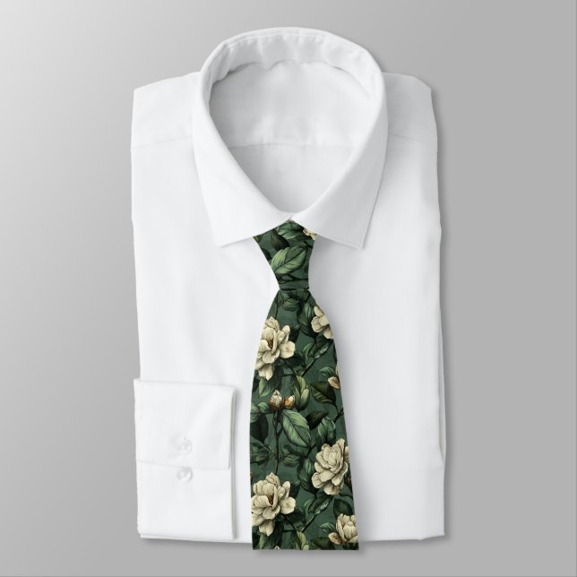 Cravate Cute Gifts For Men Gardenias Floral (Attaché)