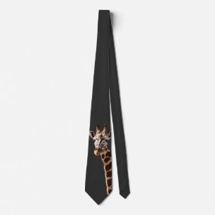 Cravate Cute Giraffe Vous Regarde !