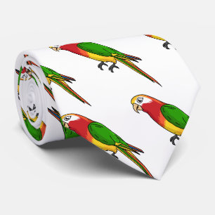 Cravate Cute happy parrot