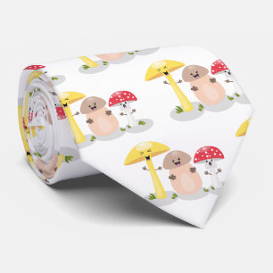 Cravate Cute kawaii champignon champignon toadstool