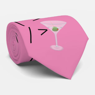 Cravate Cute lapin Ascii tenant un martini Thunder_Cove