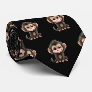 Cravate Cute Monkey Kawaii Neck Tie