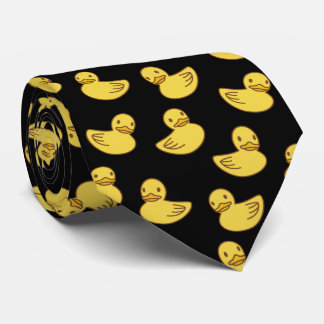 Cravate Cute Motif de canard jaune