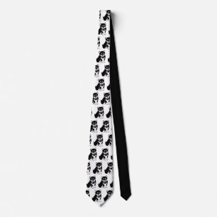 Cravate Cute Shiba Inu Motif d'art chiot