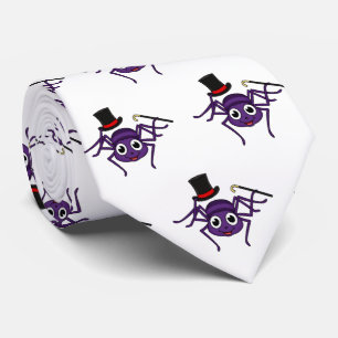 Cravate Cute Spider dans le top a un dessin animé