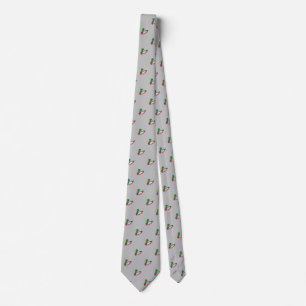 Cravate Cute Stylish Grey Wild Duck Seamless Motif